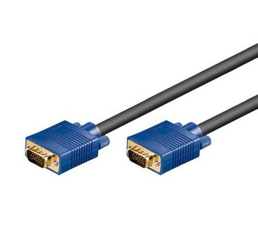 Cable VGA - HD15 - 1.8 m, VGA (D-Sub), VGA (D-Sub), Macho/Macho, Azul, 311818 BRobotix Cable VGA - HD15 - 1.8 m, VGA (D-Sub), VGA (D-Sub), Macho/Macho, Azul, 311818 BRobotix